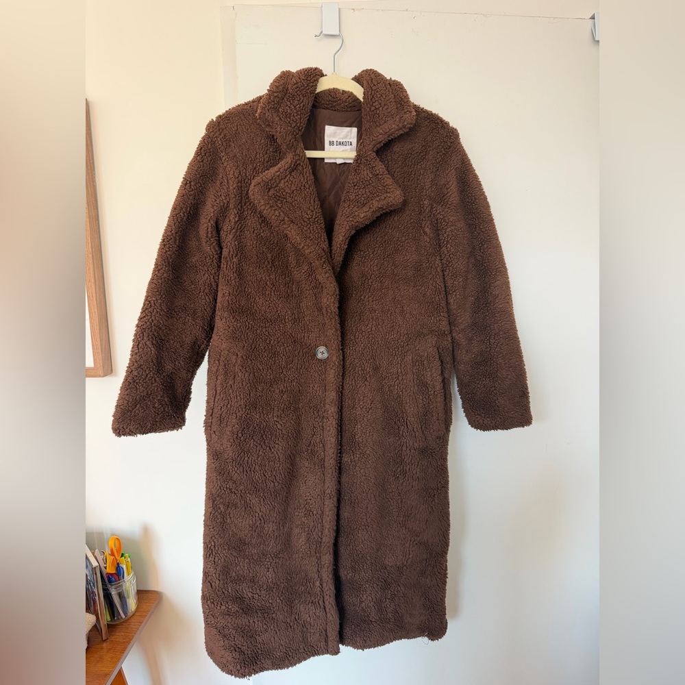 BB Dakota Chocolate Teddy Jacket